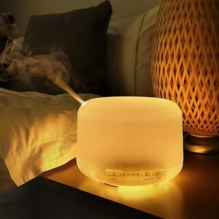 Máy Phun Sương Tạo Độ Ẩm Led 7 Màu Cực Đẹp Loại Lớn 500Ml
