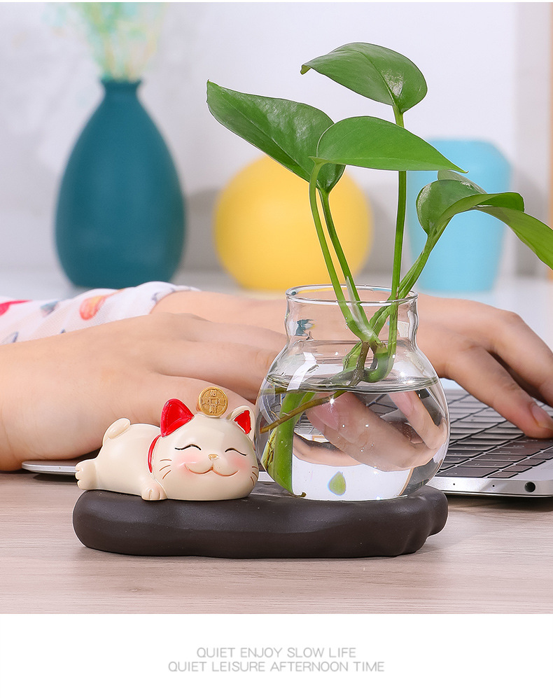 Mèo Thần Tài May Mắn. Trồng Cây, Nuôi Cá, Để Bàn Mèo Thần Tài May Mắn. Trồng Cây, Nuôi Cá, Để Bàn