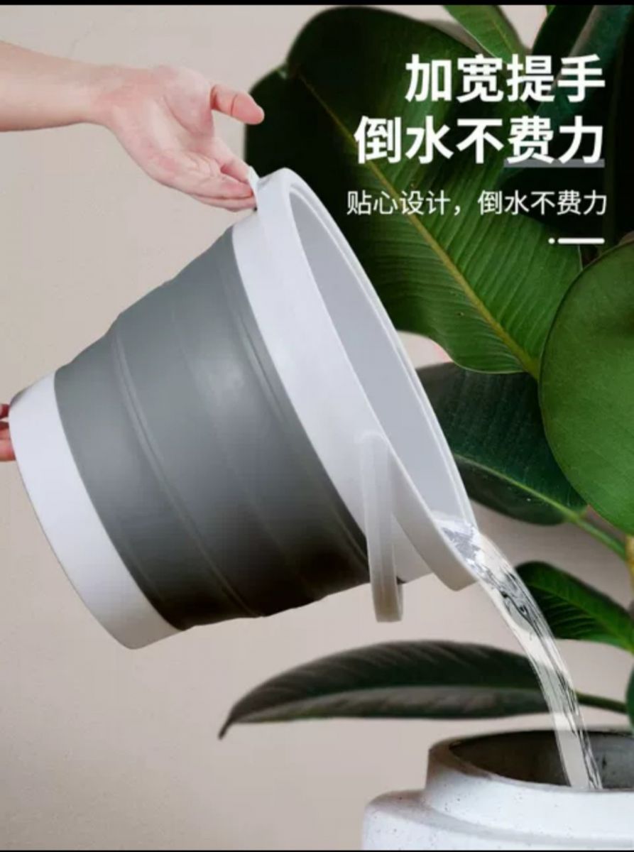 Xô Nhựa Gấp Gọn 5L Tiện Dụng Dễ Mang Theo Xô Nhựa Gấp Gọn 5L Tiện Dụng Dễ Mang Theo