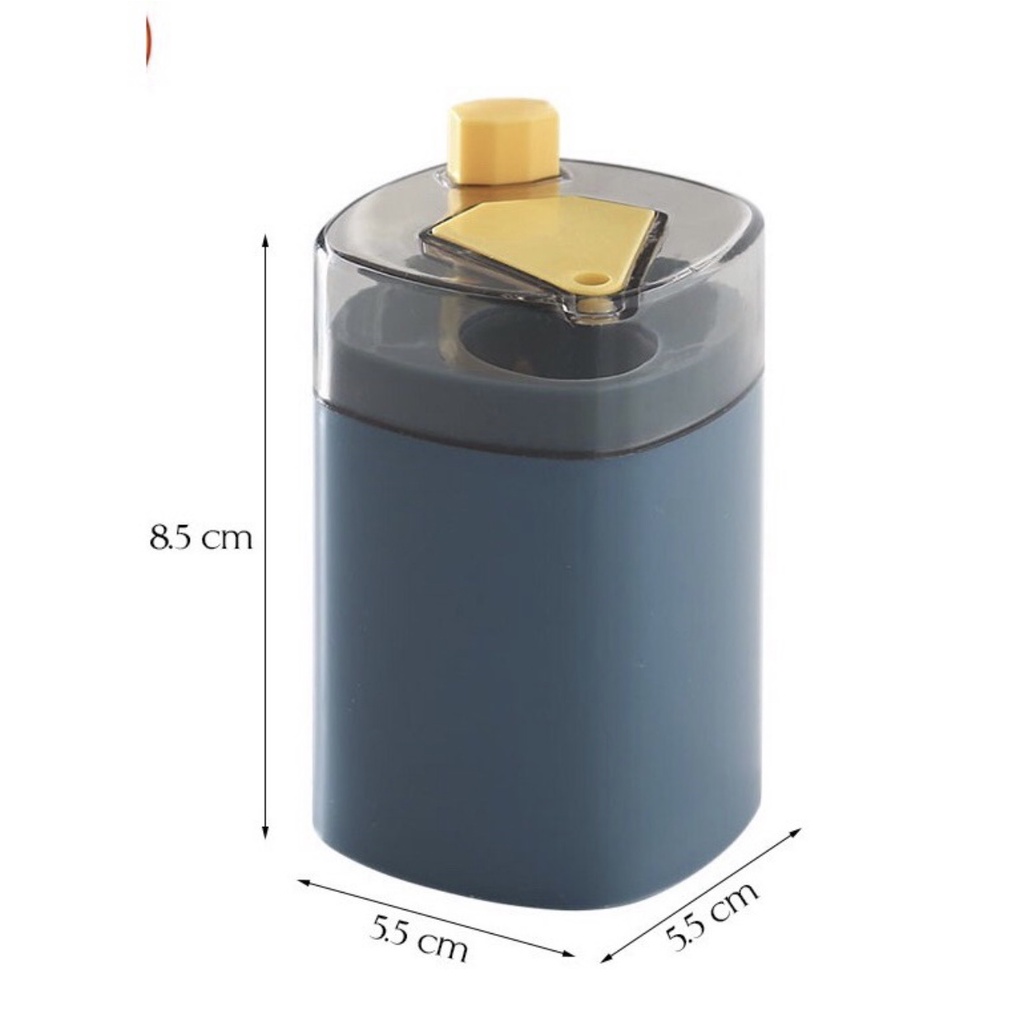 Hộp Đựng Tăm Nhựa Có Nút Bấm