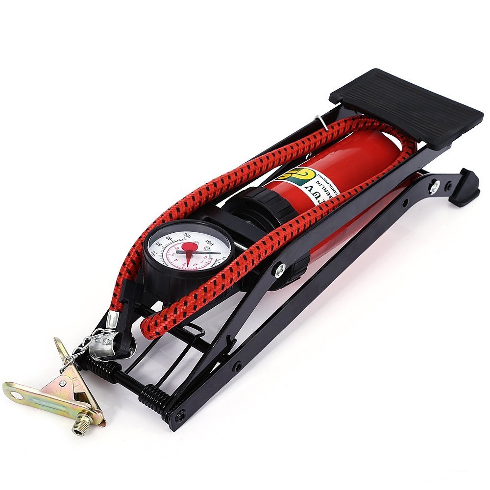 Dụng Cụ Bơm Hơi Dùng Chân High Pressure Tiện Lợi Chuyên Dùng Cho Xe Đạp, Xe Máy, Ô Tô Dụng Cụ Bơm Hơi Dùng Chân High Pressure Tiện Lợi Chuyên Dùng Cho Xe Đạp, Xe Máy, Ô Tô
