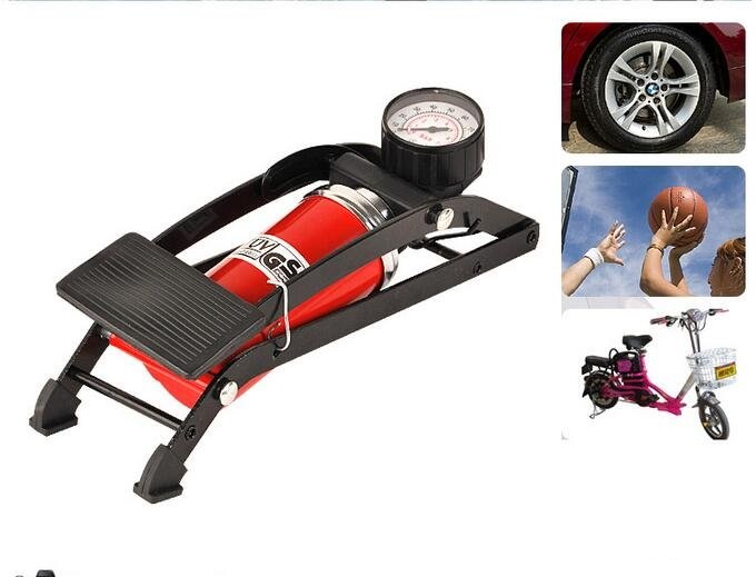 Dụng Cụ Bơm Hơi Dùng Chân High Pressure Tiện Lợi Chuyên Dùng Cho Xe Đạp, Xe Máy, Ô Tô Dụng Cụ Bơm Hơi Dùng Chân High Pressure Tiện Lợi Chuyên Dùng Cho Xe Đạp, Xe Máy, Ô Tô