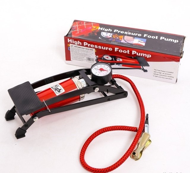 Dụng Cụ Bơm Hơi Dùng Chân High Pressure Tiện Lợi Chuyên Dùng Cho Xe Đạp, Xe Máy, Ô Tô Dụng Cụ Bơm Hơi Dùng Chân High Pressure Tiện Lợi Chuyên Dùng Cho Xe Đạp, Xe Máy, Ô Tô