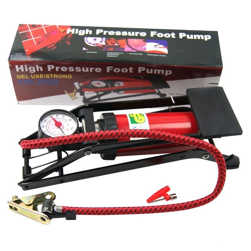 Dụng Cụ Bơm Hơi Dùng Chân High Pressure Tiện Lợi Chuyên Dùng Cho Xe Đạp, Xe Máy, Ô Tô Dụng Cụ Bơm Hơi Dùng Chân High Pressure Tiện Lợi Chuyên Dùng Cho Xe Đạp, Xe Máy, Ô Tô