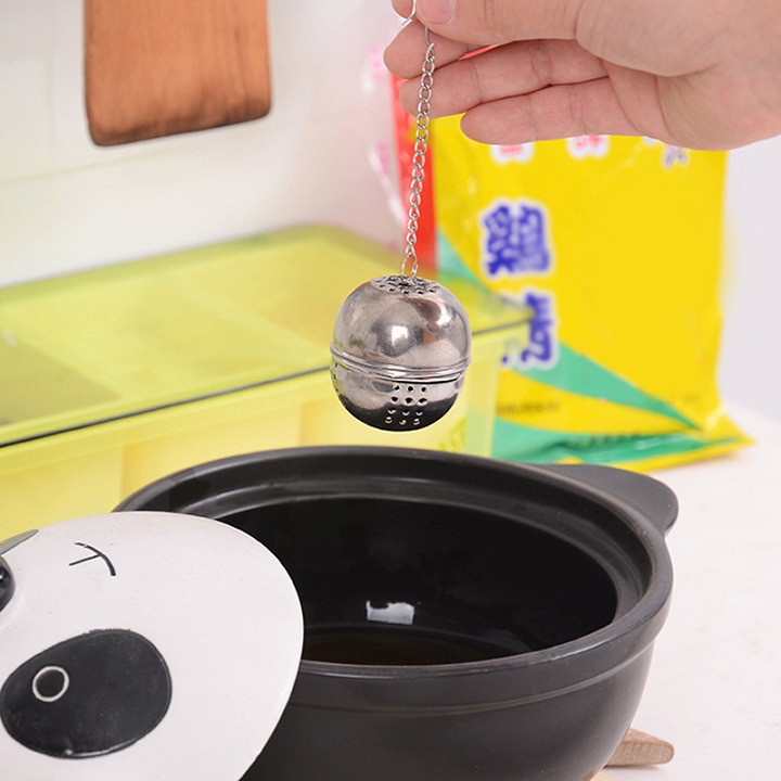 Dụng Cụ Lọc Trà Hình Cầu Làm Bằng Inox Tiện Dụng