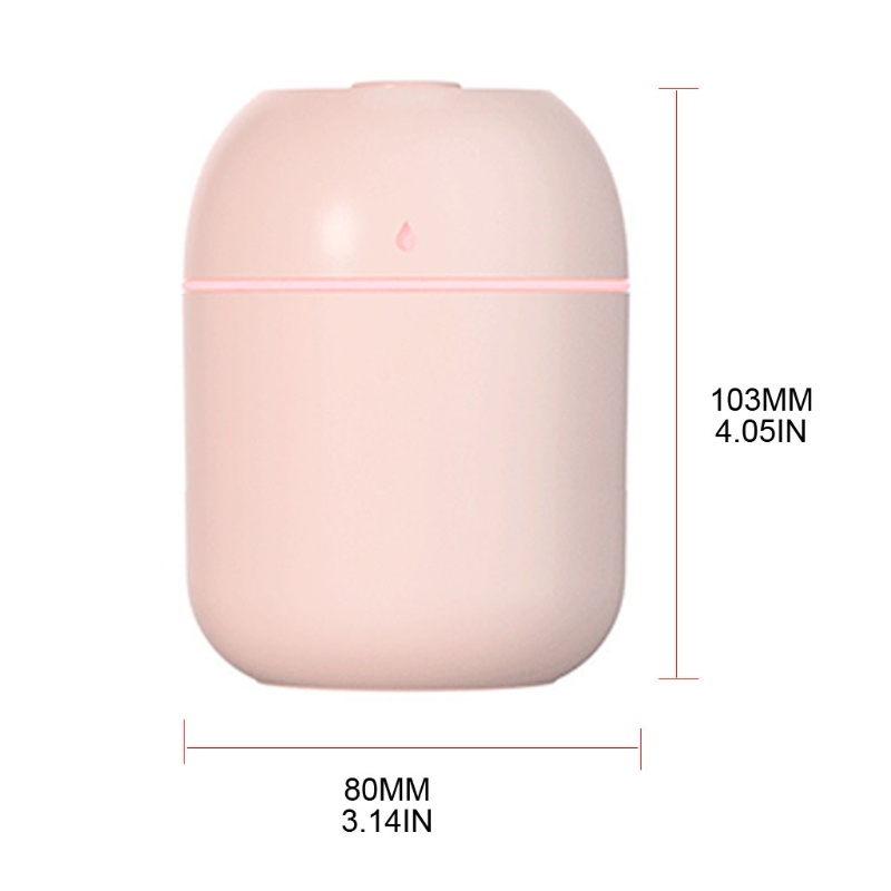Máy Tạo Độ Ẩm Hinh Tròn Giọt Nước 220Ml