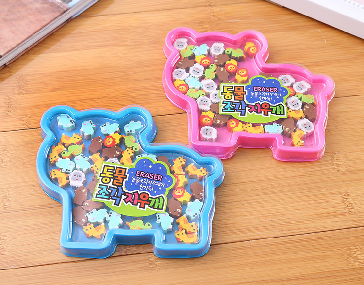 Bộ Gôm Tẩy Viết Chì Hình Thú Dễ Thương