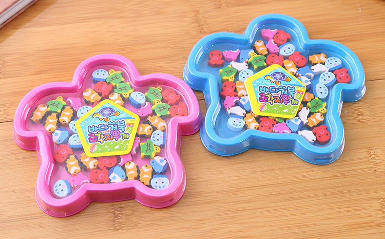 Bộ Gôm Tẩy Viết Chì Hình Thú Dễ Thương