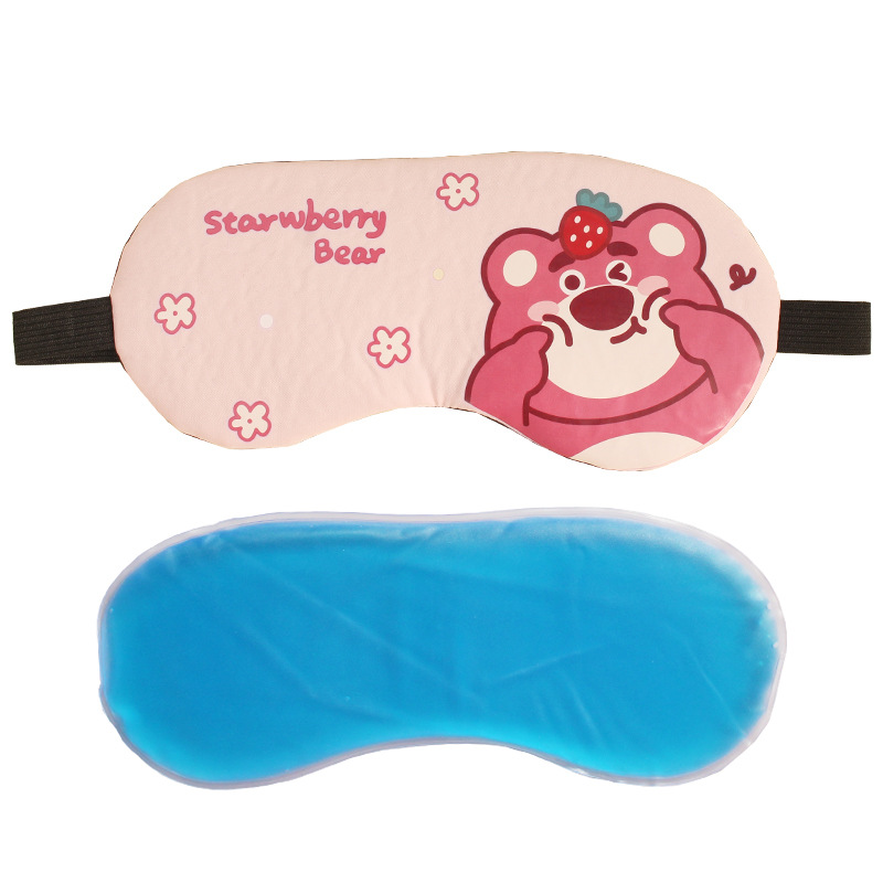 Tấm Che Bịt Mắt Hình Gấu Đáng Yêu Dễ Thương