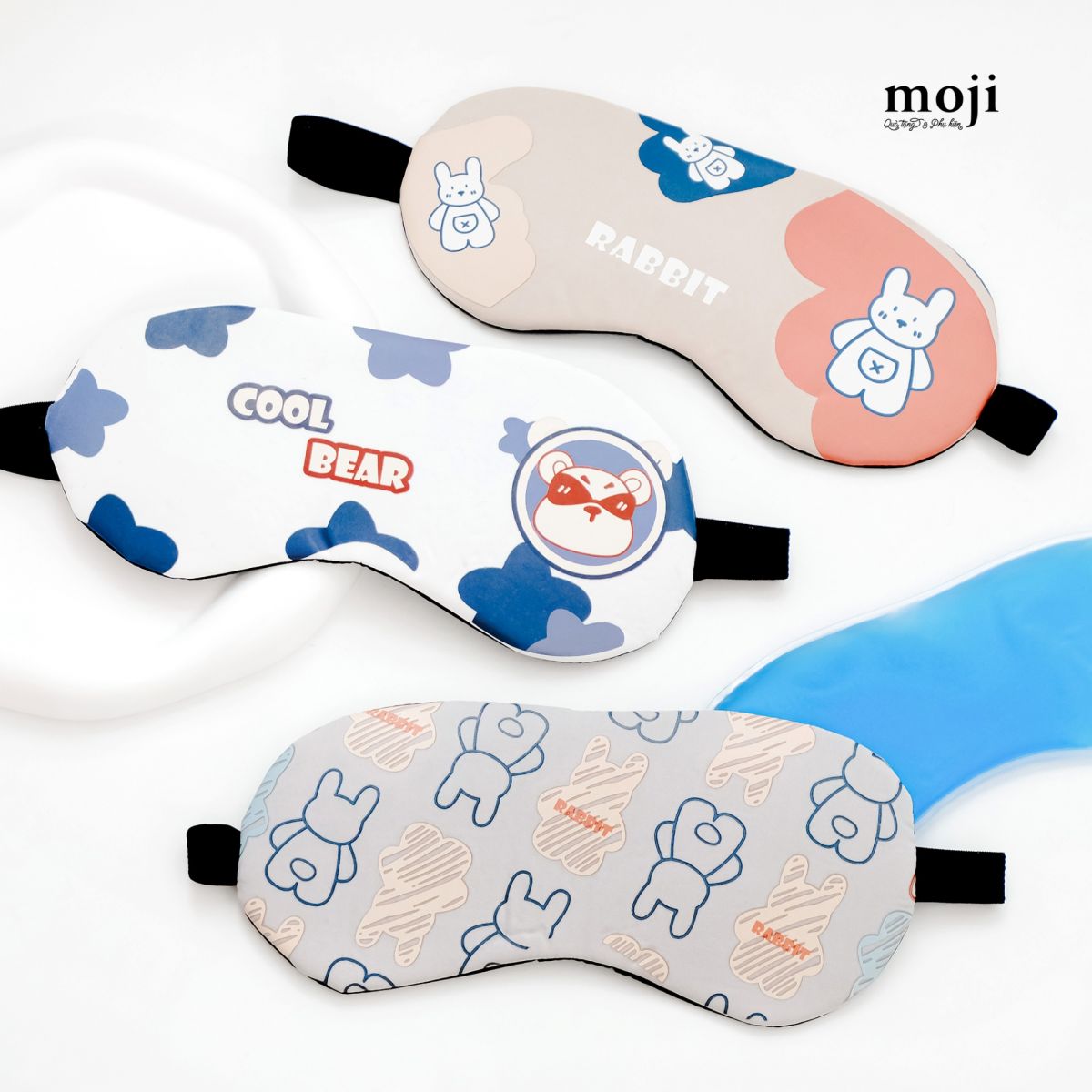 Tấm Che Bịt Mắt Hình Gấu Đáng Yêu Dễ Thương