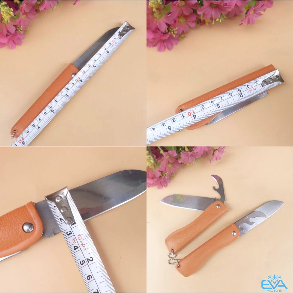 Dụng Cụ Mở Nắp Chai - Khui Mở Nắp Lon Bia Kiêm Dao Xếp Đa Năng