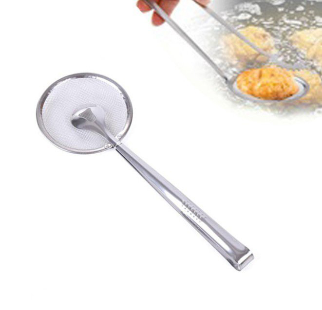 Dụng Cụ Gắp Thức Ăn 2 Trong 1 Có Lưới Tiện Dụng
