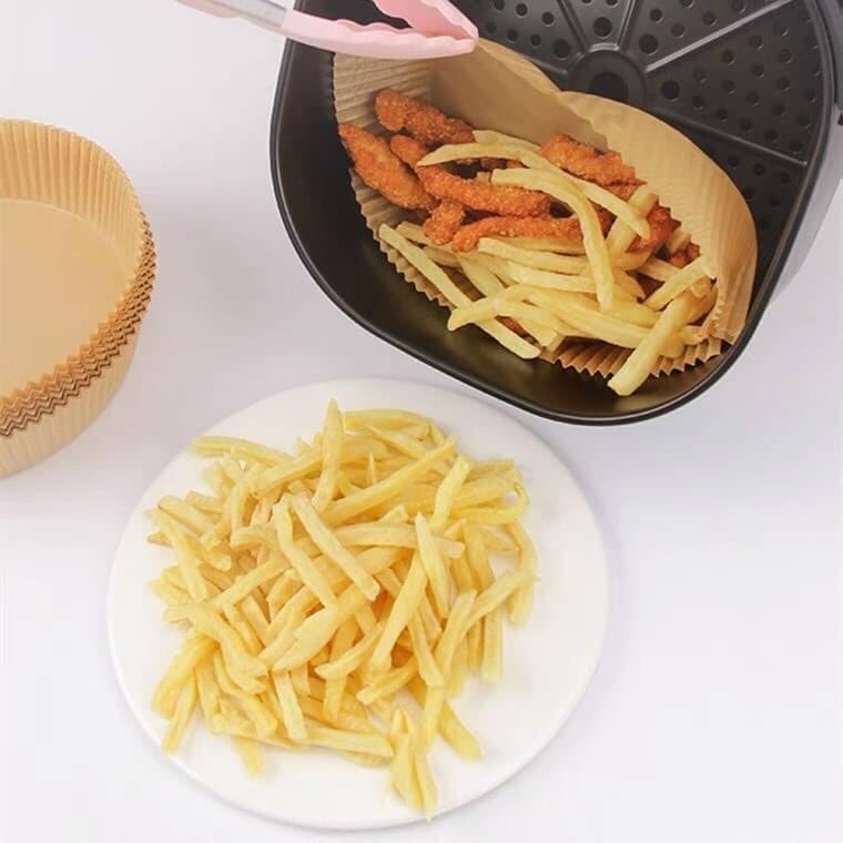 Combo 50 Giấy Thấm Dầu Máy Chiên Không Dầu (Bao Bì)