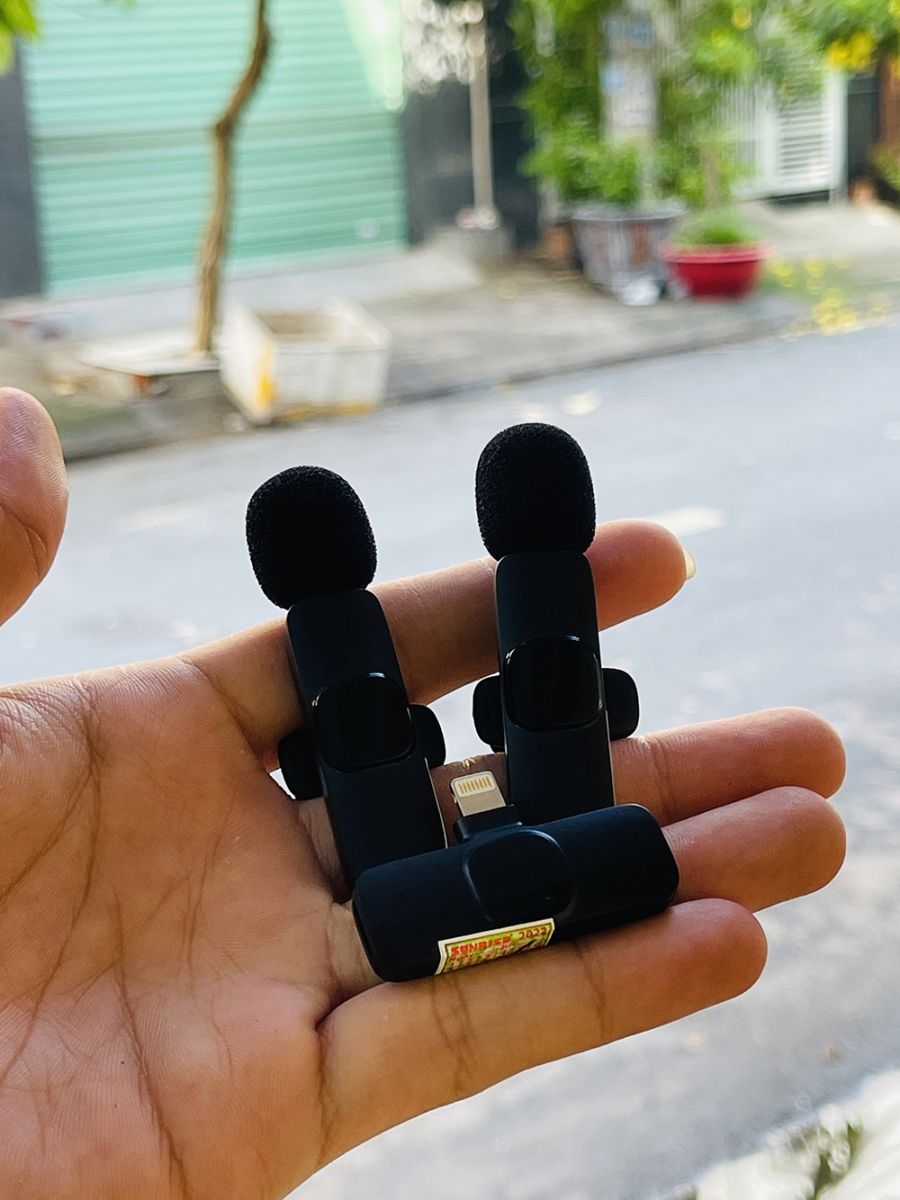 Mic Thu Âm Youtuber K9 Pro Cổng Ip (2 Mic) Khử Tiếng Ồn, Lọc Âm Chuyên Dùng Giảng Dạy, Quay Video