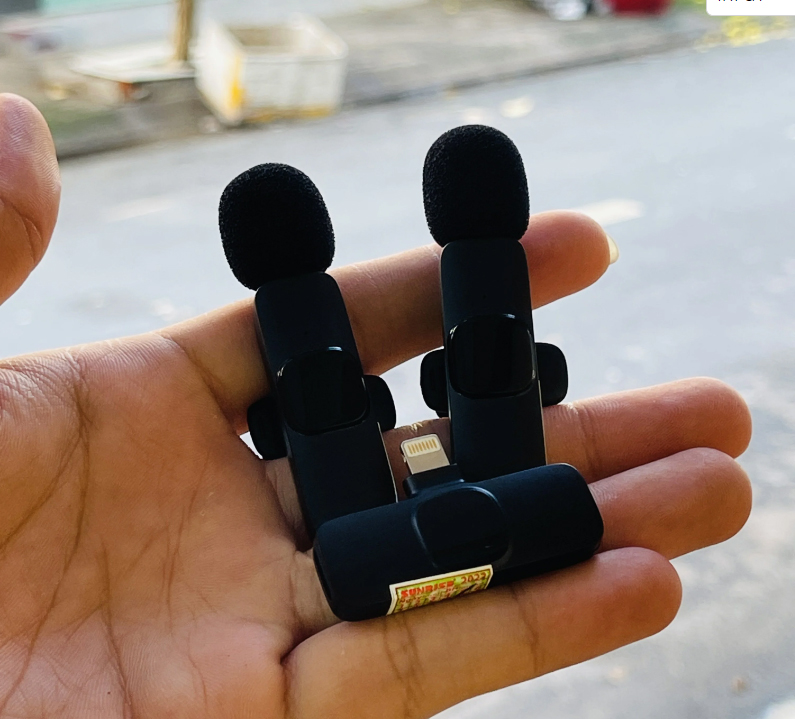 Mic Thu Âm Youtuber K9 Pro Cổng Ip (2 Mic) Khử Tiếng Ồn, Lọc Âm Chuyên Dùng Giảng Dạy, Quay Video