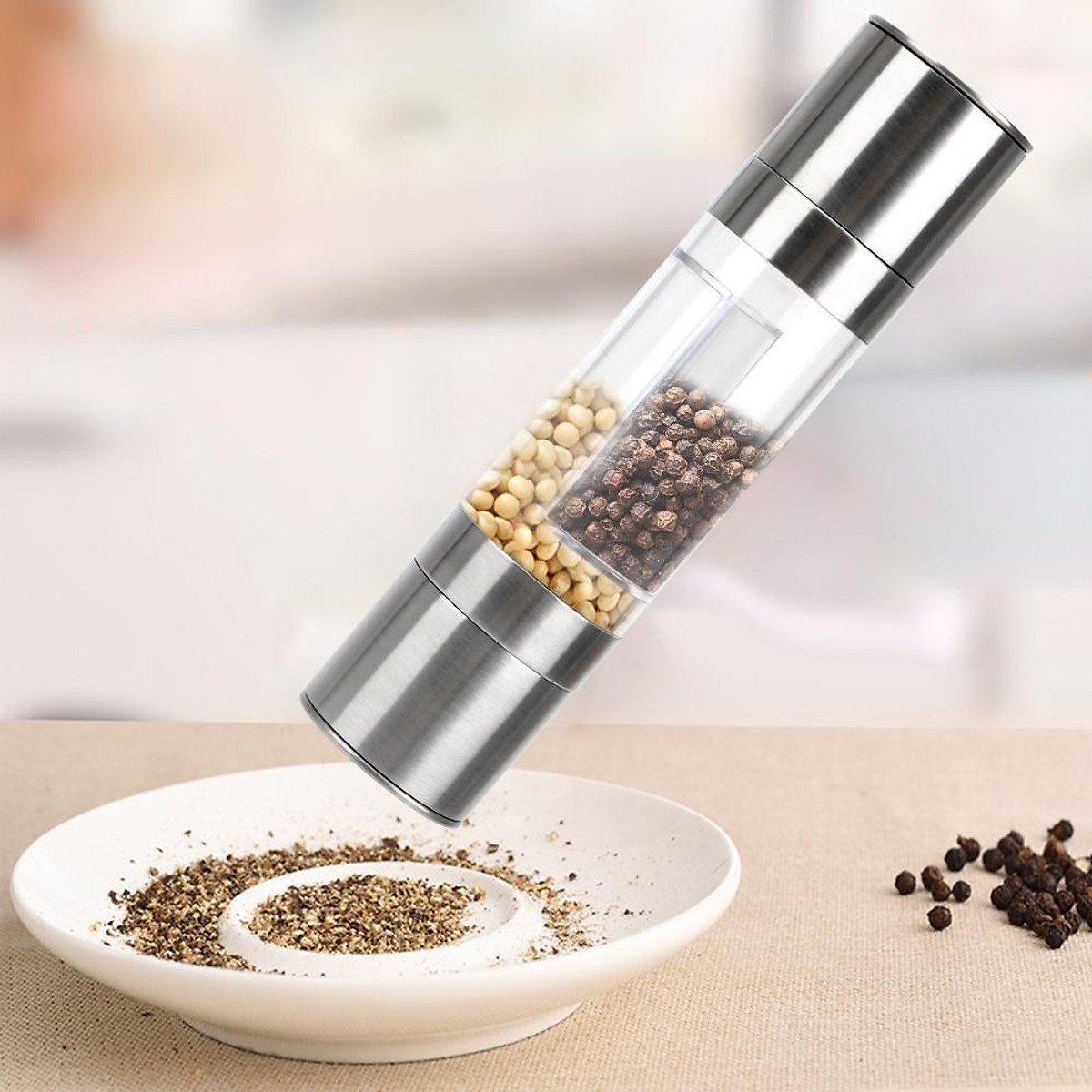 Dụng Cụ Xay Tiêu 2 Đầu Cho Gia Đình Bằng Tay