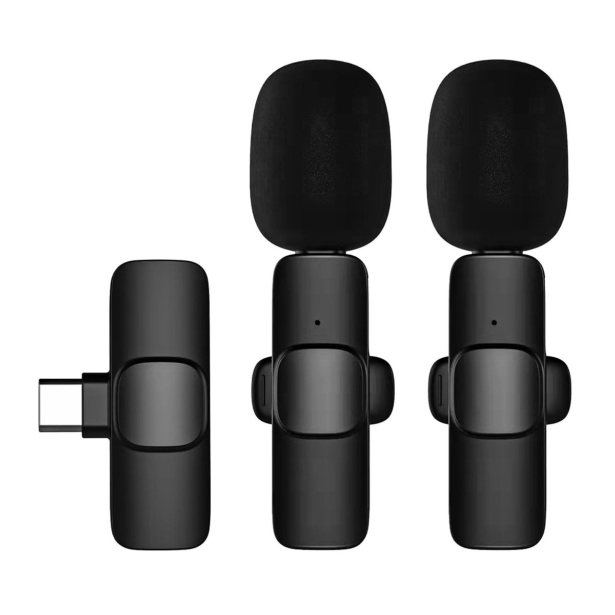 Mic Thu Âm Youtuber K9 Pro Type-C, Ip (2 Mic) Khử Tiếng Ồn, Lọc Âm Chuyên Dùng Giảng Dạy, Quay Video