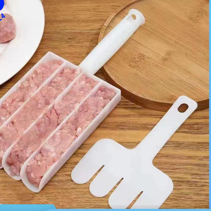 Dụng Cụ Làm Thịt Viên 4 Ngăn Chống Dính Tiện Dụng