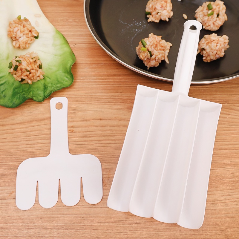 Dụng Cụ Làm Thịt Viên 4 Ngăn Chống Dính Tiện Dụng
