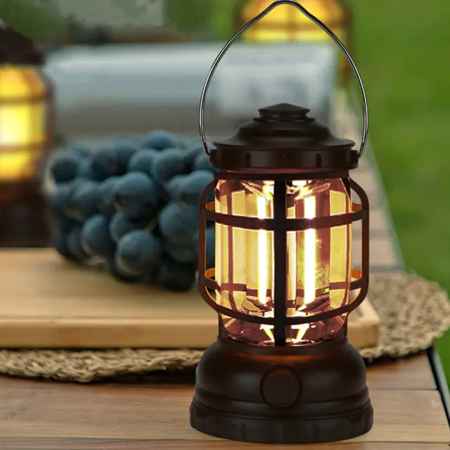 Đèn Lồng 3 Led COB Phong Cách Cổ Điển Sử Dụng Pin Sạc 18650 Siêu Sáng Đèn Lồng 3 Led COB Phong Cách Cổ Điển Sử Dụng Pin Sạc 18650 Siêu Sáng