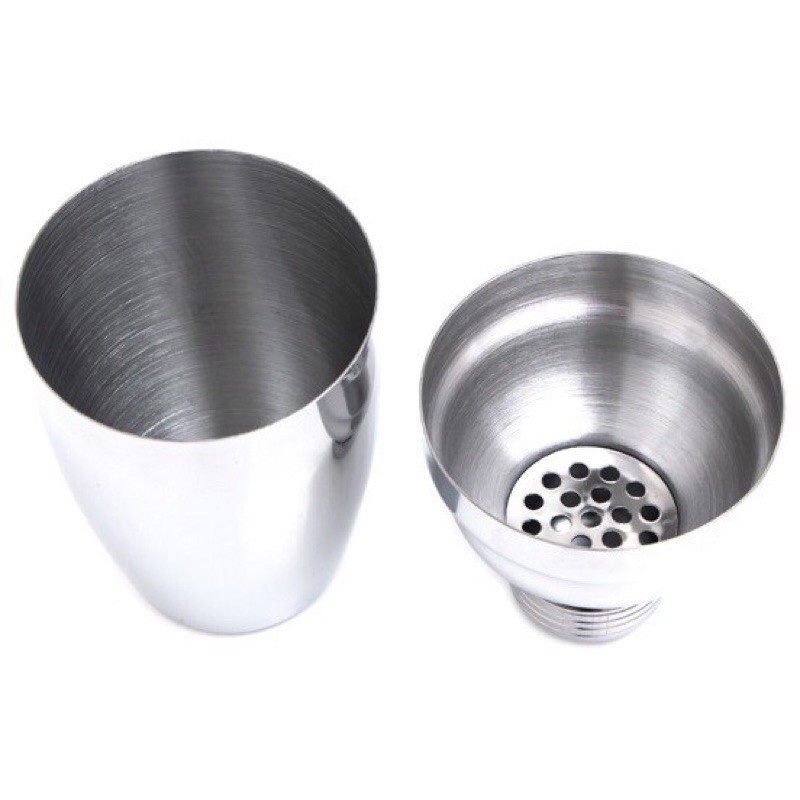 Bình Lắc Pha Chế Rượu Và Cocktail Bằng Inox Sáng Bóng 550 Cc