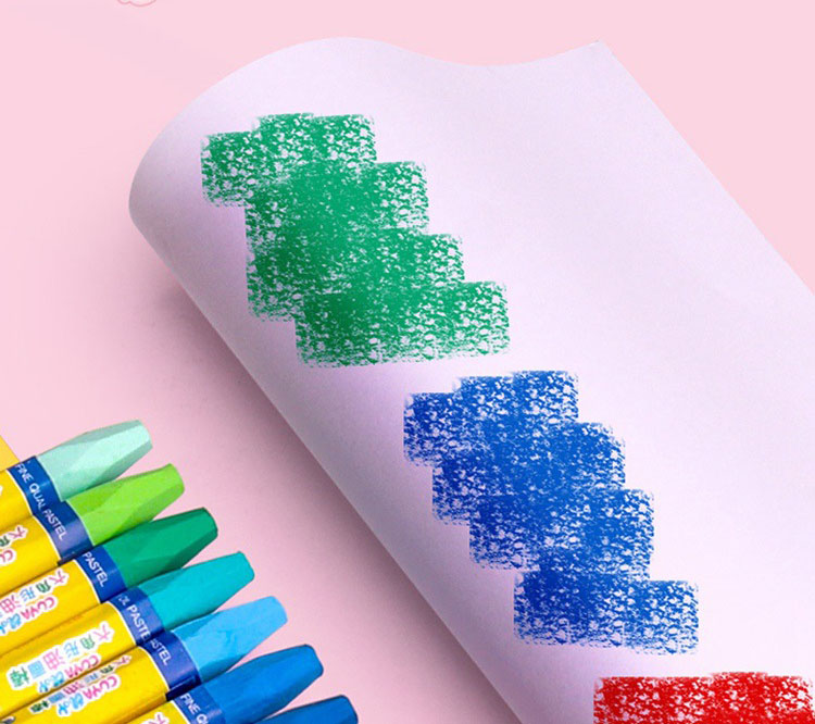 Hộp 24 Cây Bút Màu Sáp Hình Gấu An Toàn Cho Bé