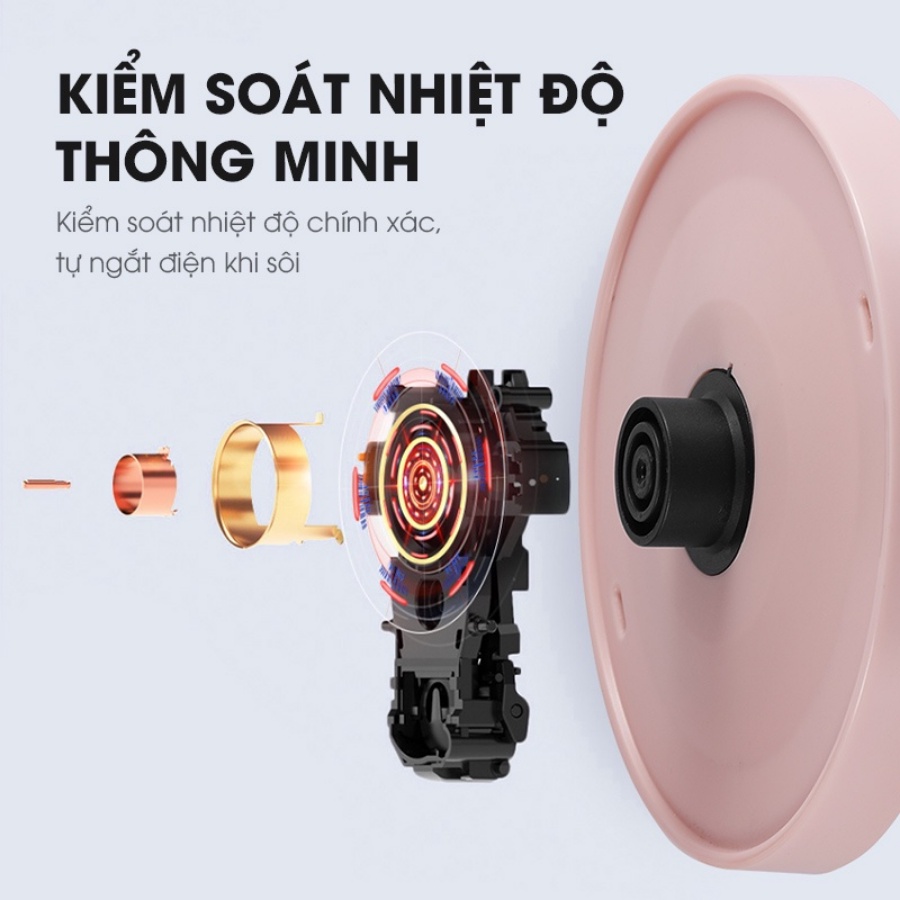 Ấm Đun Nước Siêu Tốc Công Suất Lớn 1500W Dung Tích 2.5L Hiệu Cuckoo