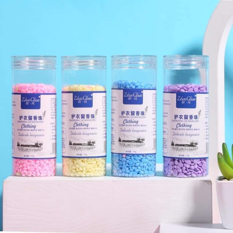 Viên Xả Thơm Quần Áo Nội Địa - Hạt Xả Thơm Làm Mềm Vải Hộp 100G (T208) (Hủ)