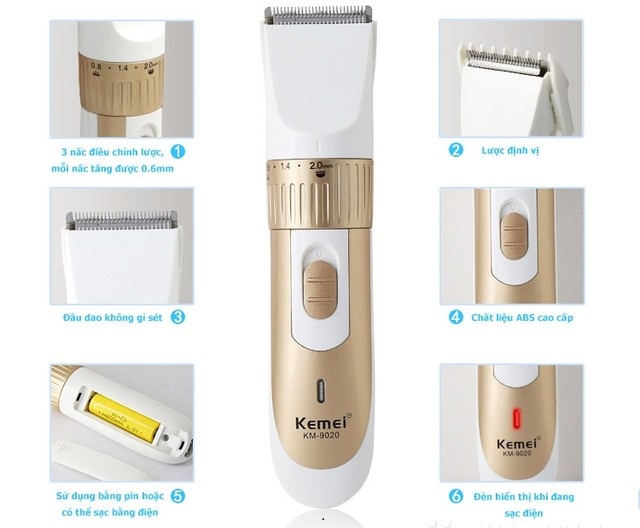 Tông Đơ Cắt Tóc Kemei Km9020 Tông Đơ Cắt Tóc Kemei Km9020