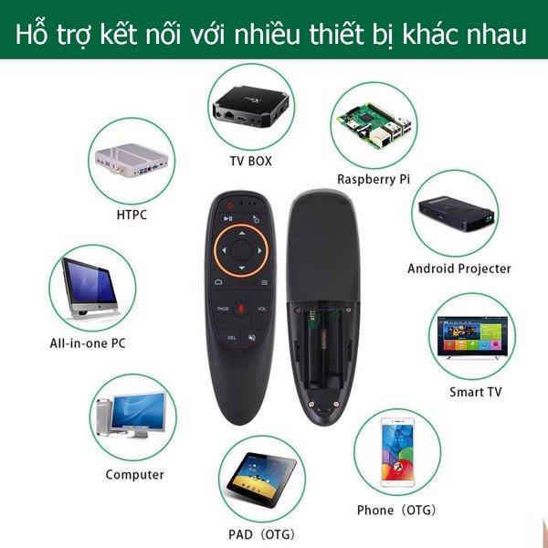 Chuột Bay Điều Khiển Giọng Nói G10S Học Lệnh Các Loại Điều Khiển