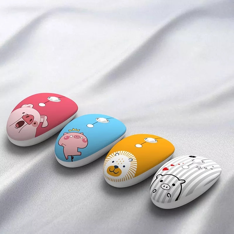 Chuột Không Dây Fv-T200 Hình Thú Đẹp Mắt Dễ Thương