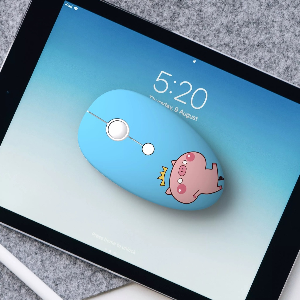 Chuột Không Dây Fv-T200 Hình Thú Đẹp Mắt Dễ Thương