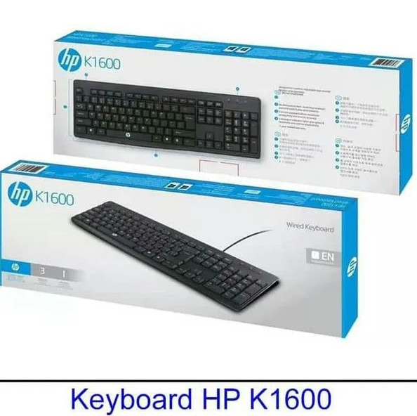 Bàn Phím Máy Tính Văn Phòng Có Dây Hp K1600 Cao Cấp