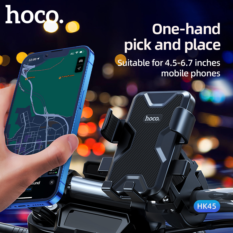 Giá Đỡ Điện Thoại Trên Xe Máy Hoco Hk45 Cao Cấp