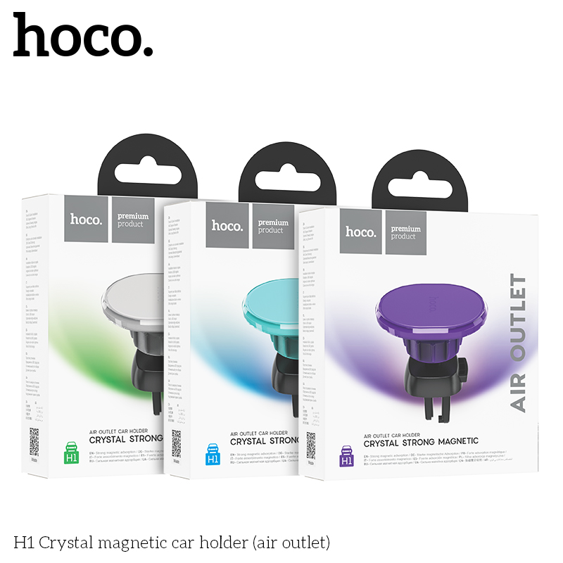 Giá Đỡ Ô Tô Nam Châm H1 Crystal Gắn Cửa Thoát Khí