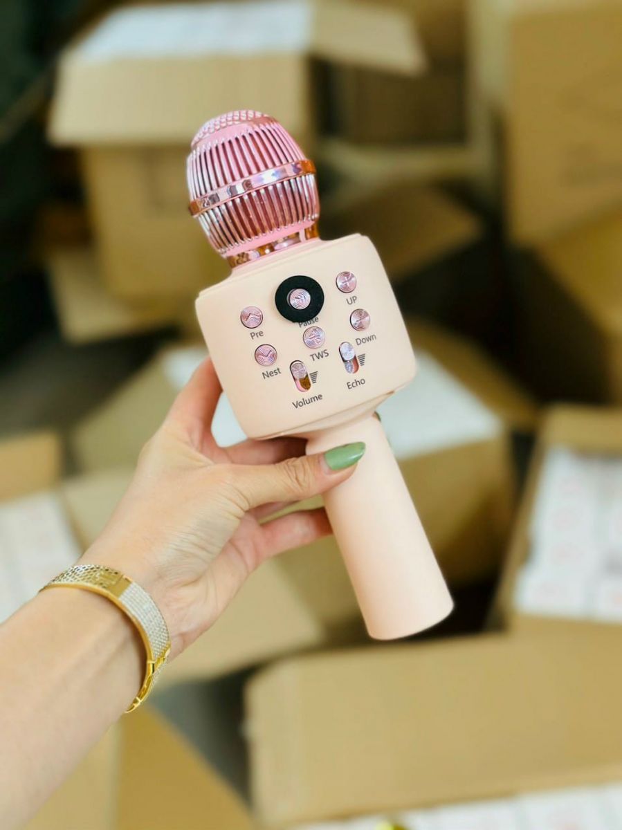 Micro Karaoke Bluetooth X9 Hình Thỏ Không Dây Thiết Kế Thông Minh