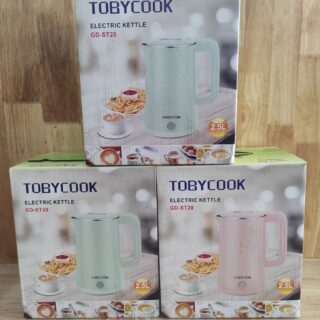 Ấm Đun Nước Siêu Tốc 1500W  Toby Cook Dung Tích 2.5L