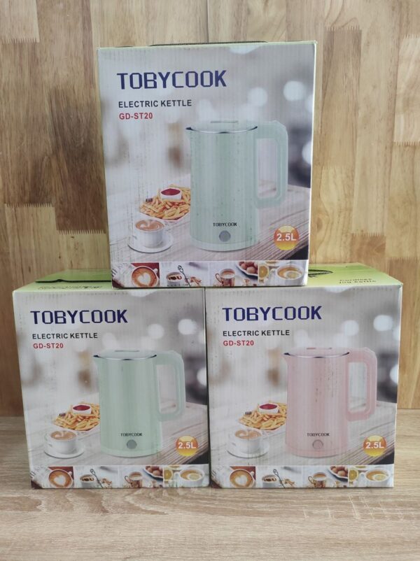 Ấm Đun Nước Siêu Tốc 1500W  Toby Cook Dung Tích 2.5L