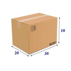 Bộ 10 Thùng Carton 30X20X10 Cm Đóng Hàng Chịu Lực Tốt