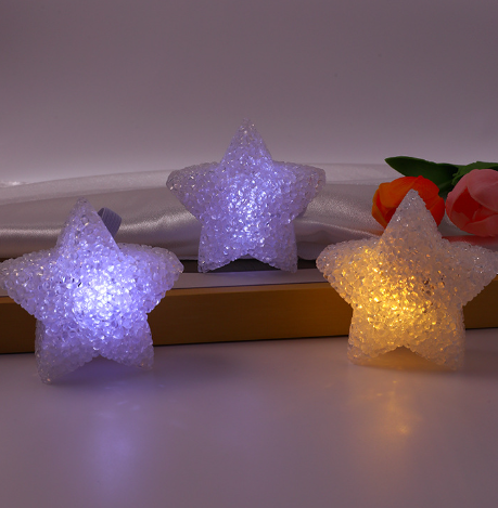 Đèn Led Ngôi Sao Năm Cánh Bằng Nhựa Mềm Ánh Sáng Ban Đêm Bảo Vệ Mắt