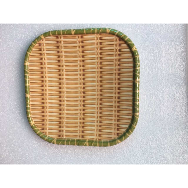 Đĩa Phíp Giả Mây Trúc Hình Chữ Nhật Chất Liệu Nhựa Abs Ko Độc Hại Size 0151-11C Đĩa Phíp Giả Mây Trúc Hình Chữ Nhật Chất Liệu Nhựa Abs Ko Độc Hại Size 0151-11C