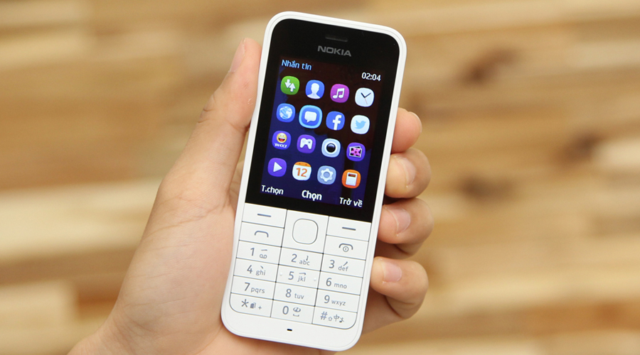 Điện Thoại Nokia 220 Zin. 2 Sim, Chưa Kèm Pin Sạc