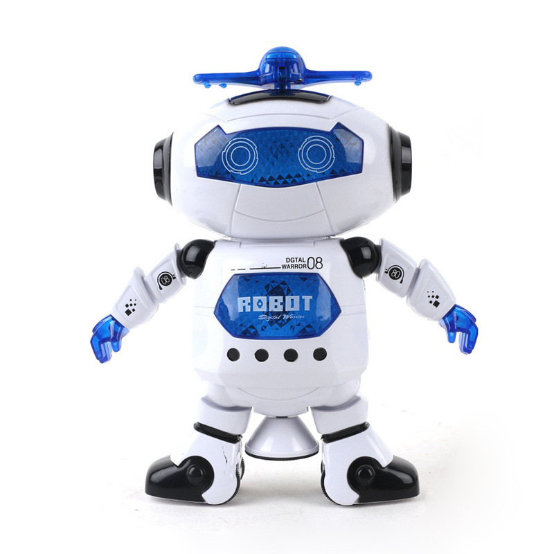 Dồ Chơi Robot Nhảy Múa Xoay 360 Có Đèn Led Dồ Chơi Robot Nhảy Múa Xoay 360 Có Đèn Led