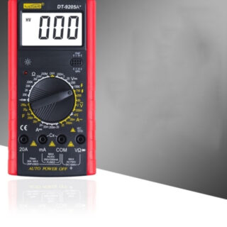 Đồng Hồ Đo Tụ Dt-9205A+ Vạn Năng, Tần Số Đa Năng Kèm Pin Và 2 Que Đo