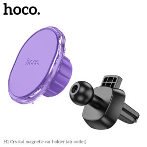 Giá Đỡ Điện Thoại Nam Châm Magnetic Hoco H1 Gắn Cửa Thoát Khí, Khe Máy Lạnh Trên Ô Tô