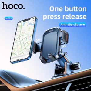 Giá Đỡ Điện Thoại Trên Xe Hơi Hoco Hk31 Đế Hít Xoay 360 Độ