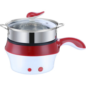 Nồi Điện Nấu Đa Năng Có Lồng Hấp Và Tay Cầm Size 18cm