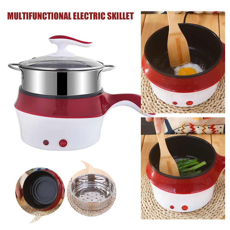Nồi Điện Có Lồng Hấp Và Tay Cầm Đa Năng Size 18cm Nồi Điện Có Lồng Hấp Và Tay Cầm Đa Năng Size 18cm