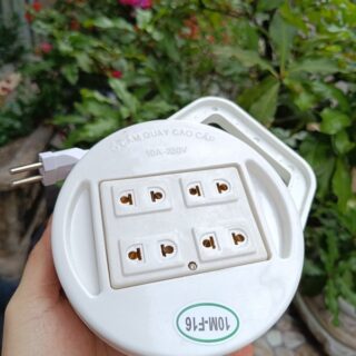 Ổ Cắm Điện Quay Tròn Phú Gia 10M Siêu Bền 1500W