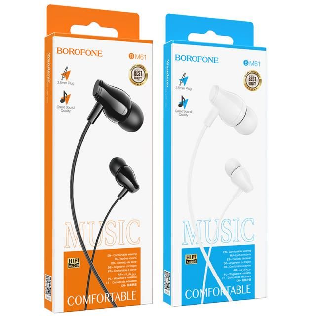 Tai Nghe Có Dây Borofone Bm61 Full Phụ Kiện Cực Hay